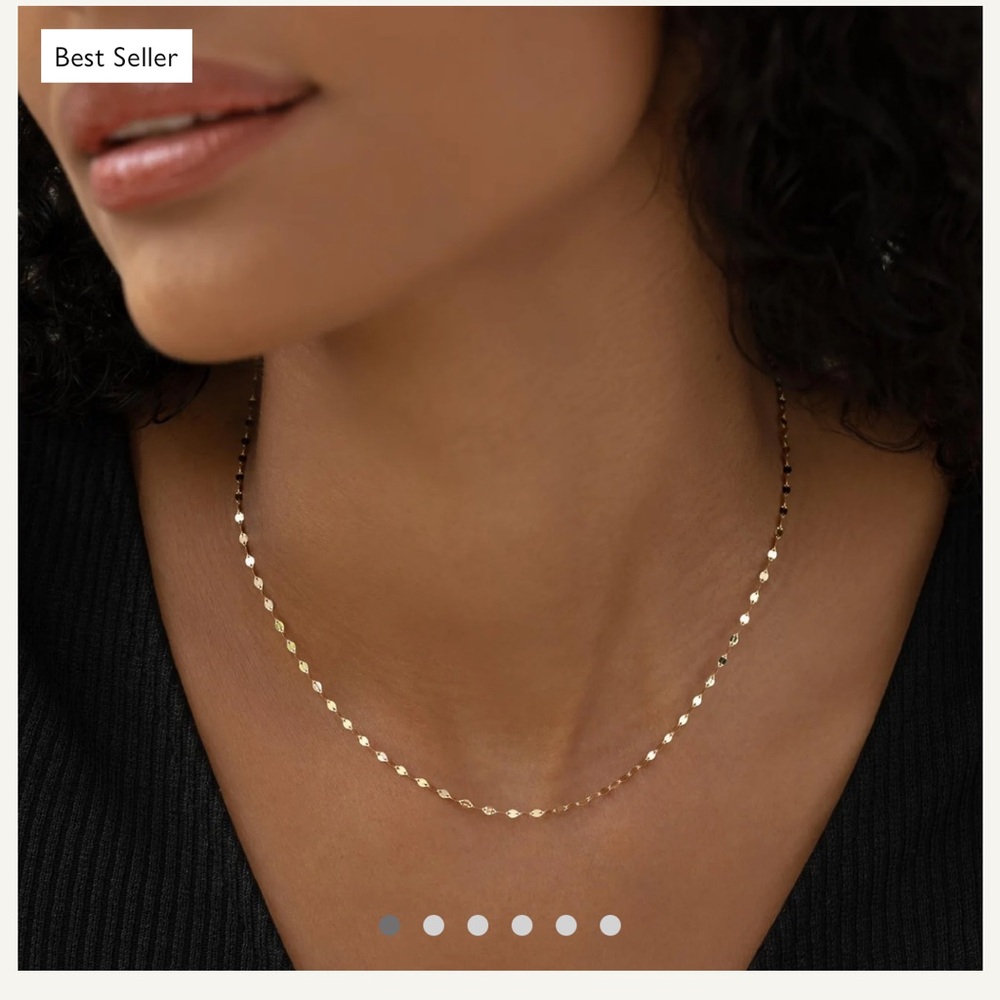 Delicate Gold Necklace for Women - Picture 3 of 5